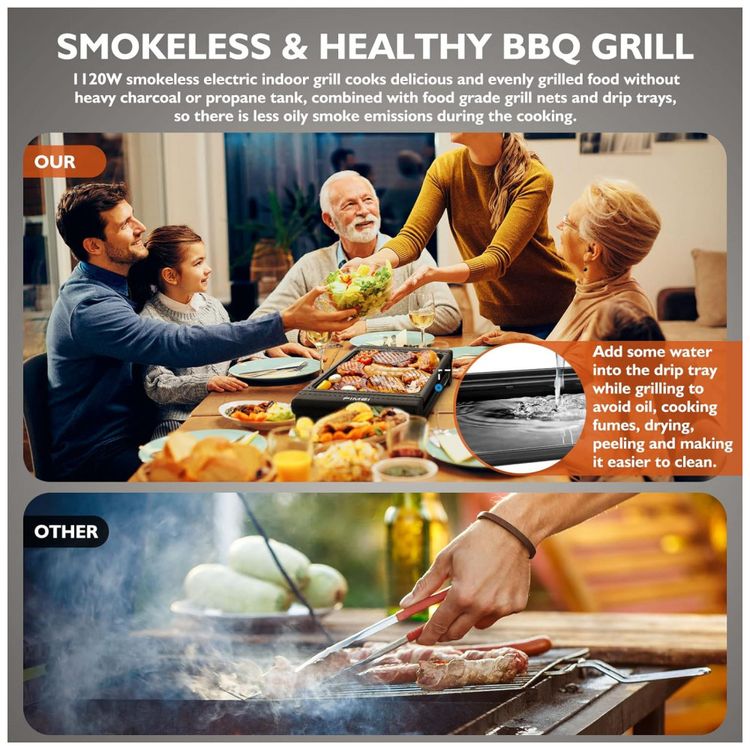 Churrasqueira-Grill-Eletrica-ate-4-Porcoes-com-Chapa-foto-1