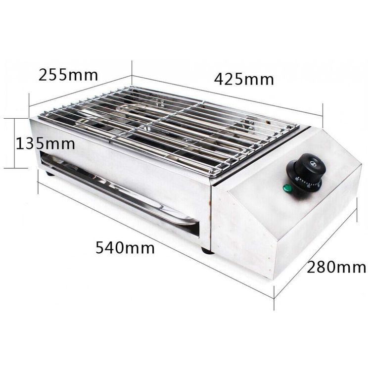 Churrasqueira-Grill-Eletrica-ate-6-Porcoes-em-Aco-foto-5