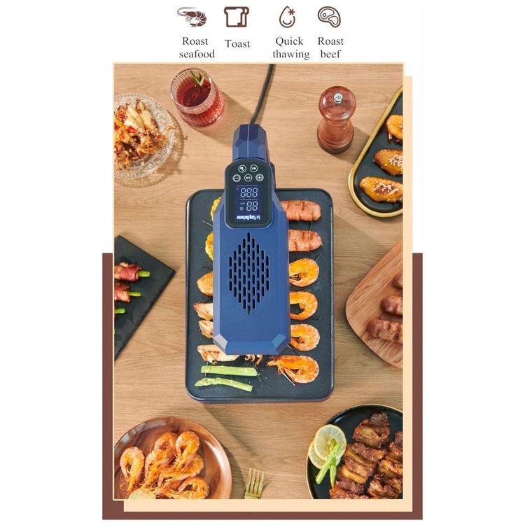 Churrasqueira-Grill-Eletrica-ate-2-Porcoes-com-Chapa-foto-5