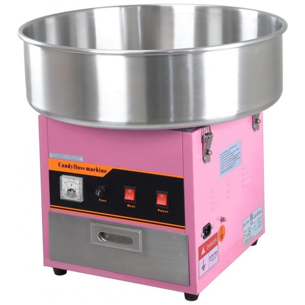 Maquina-de-Algodao-Doce-Eletrica-Profissional-em-Aco-foto-0