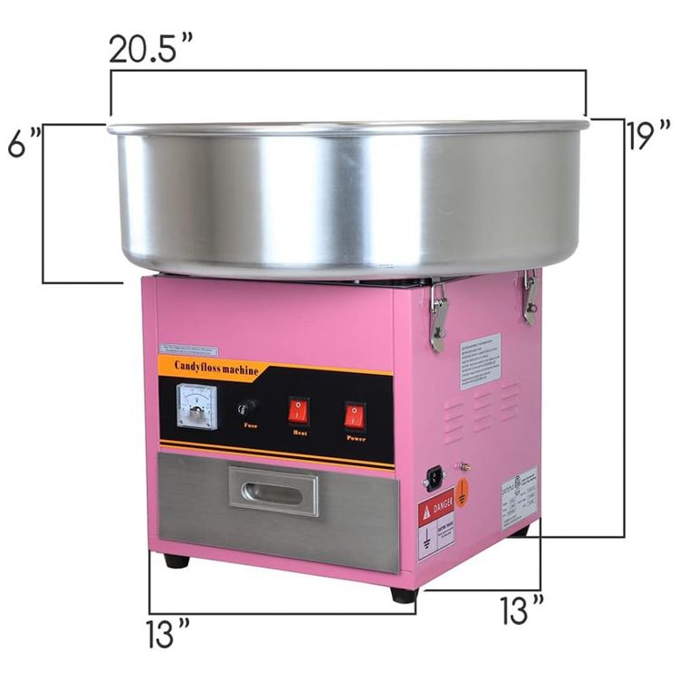 Maquina-de-Algodao-Doce-Eletrica-Profissional-em-Aco-foto-3
