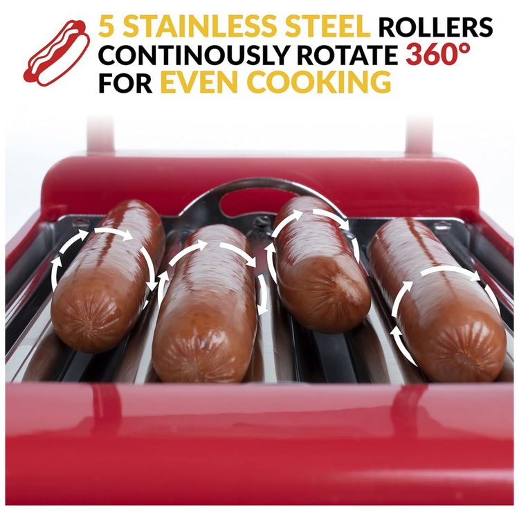 Maquina-de-Hot-Dog-Retro-ate-8un-Por-Vez-em-Aco-Inoxidavel-foto-3