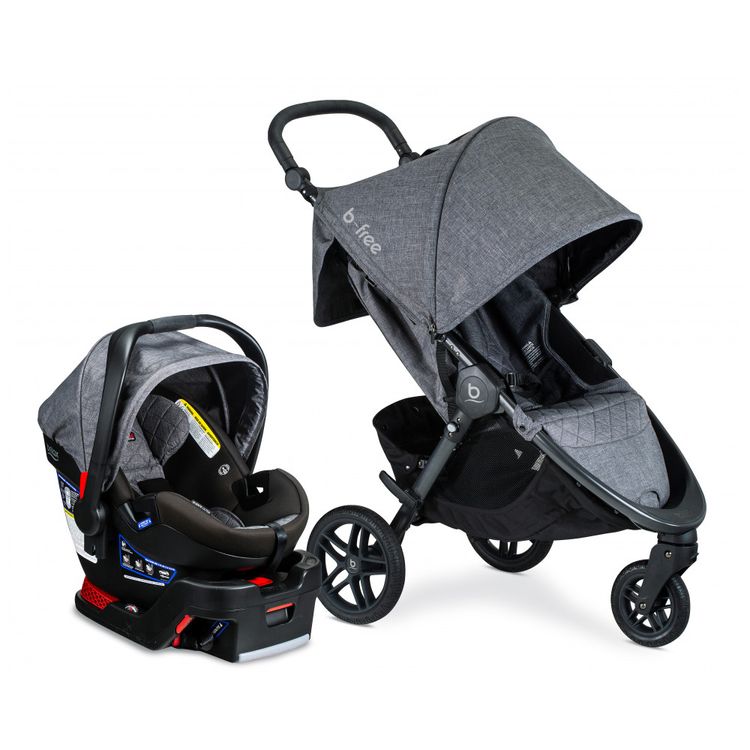 Carrinho-de-Bebe-com-Cadeira-para-Carro-Britax-B-Free-foto-0