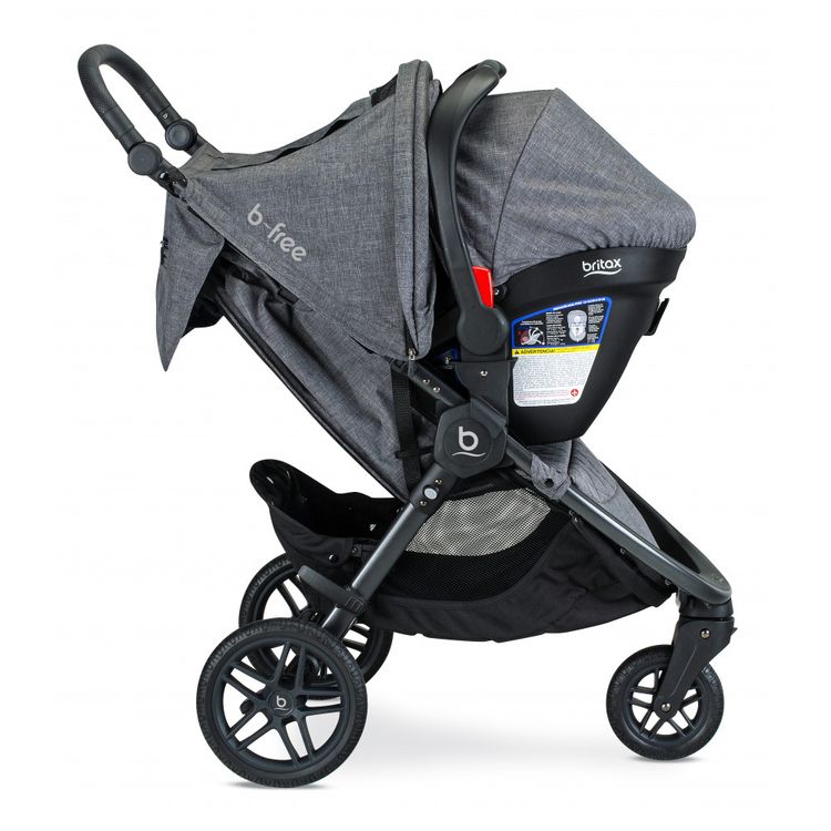 Carrinho-de-Bebe-com-Cadeira-para-Carro-Britax-B-Free-foto-3