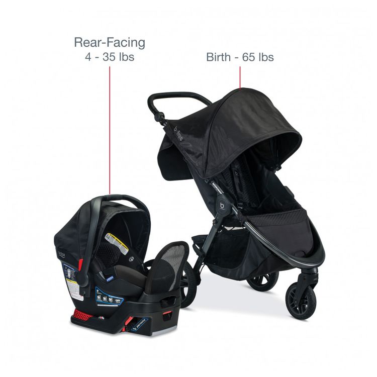 Carrinho-de-Bebe-Duplo-Dobravel-Britax-BOB-Flex-3.0-Preto-foto-1