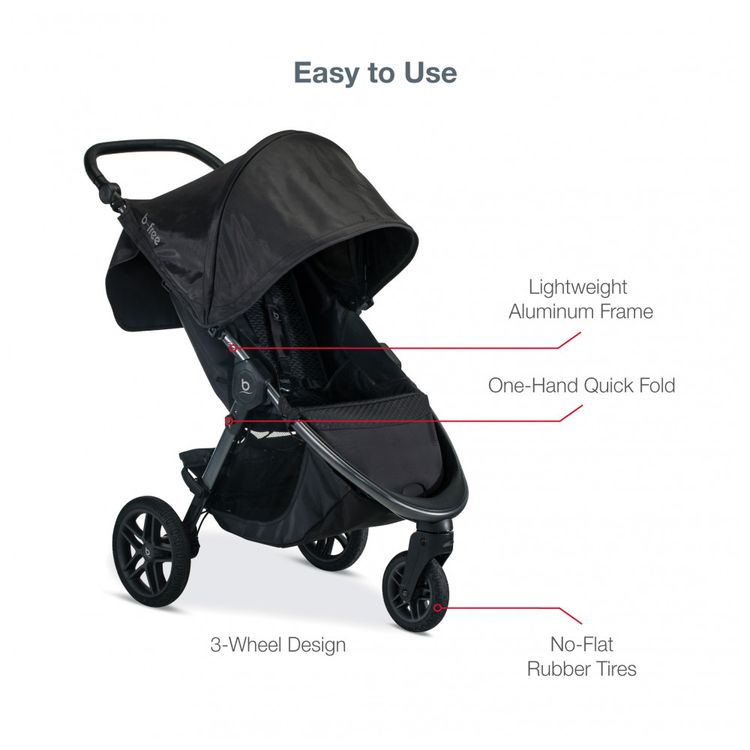 Carrinho-de-Bebe-Duplo-Dobravel-Britax-BOB-Flex-3.0-Preto-foto-3