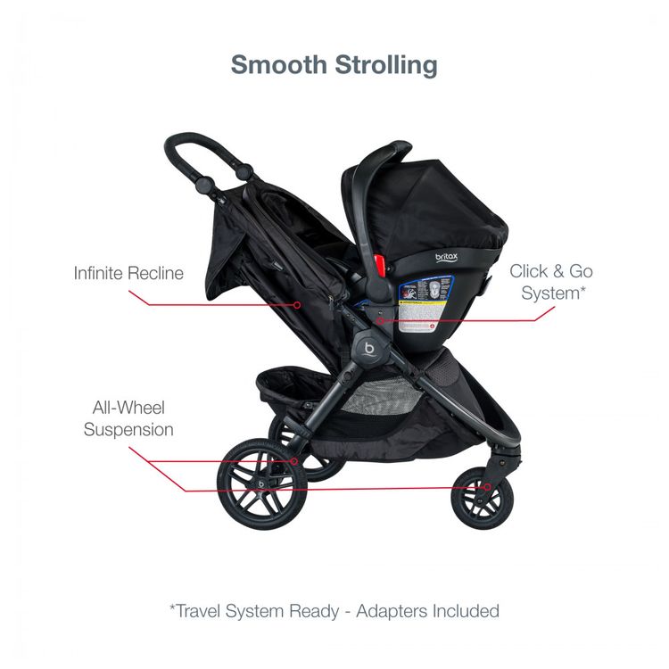 Carrinho-de-Bebe-Duplo-Dobravel-Britax-BOB-Flex-3.0-Preto-foto-4