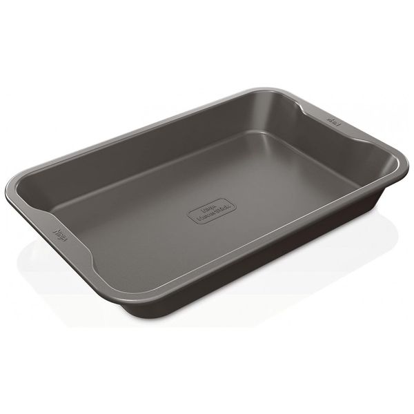 Forma-Assadeira-Antiaderente-34-x--Ninja-B30116-Cinza-foto-0