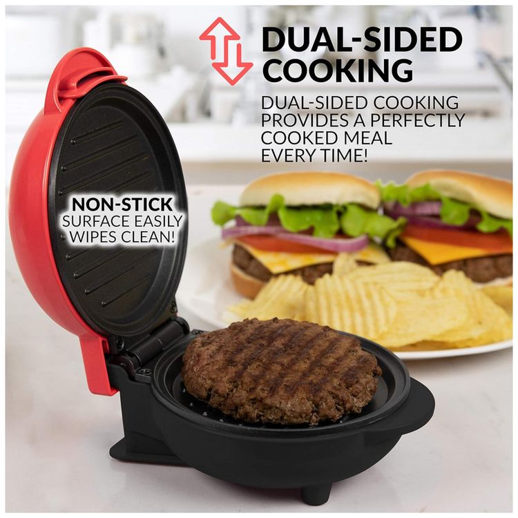 Mini-Grill-Eletrico-para-1-Porcao-110V-Nostalgia-Rosa-foto-2
