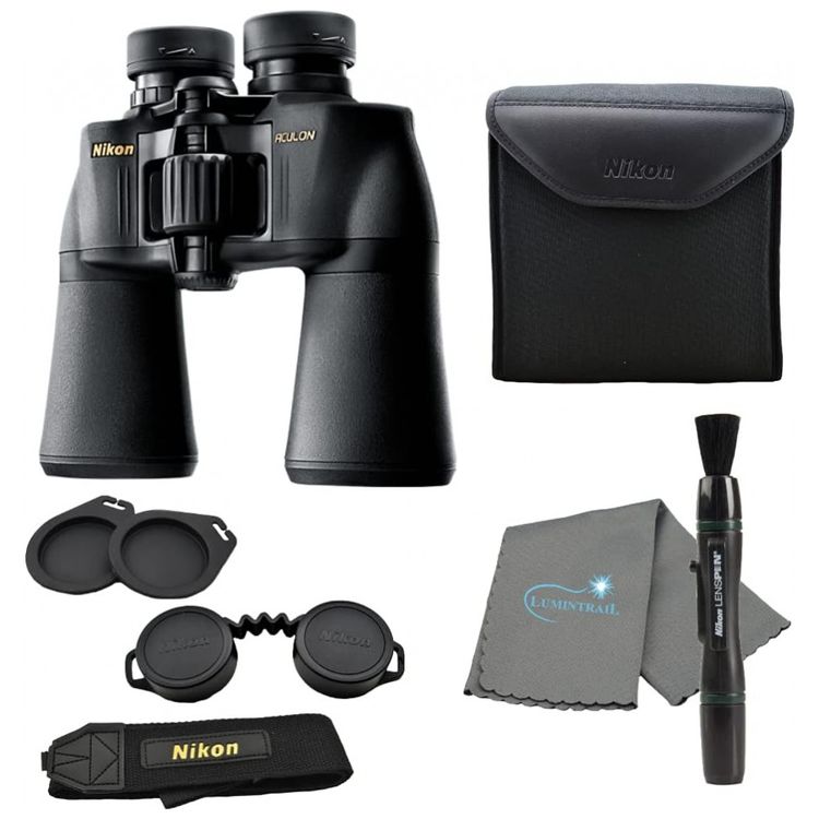 Binoculos-10x50-para-Adultos-com-Caneta-de-Lente-Nikon-e-foto-0