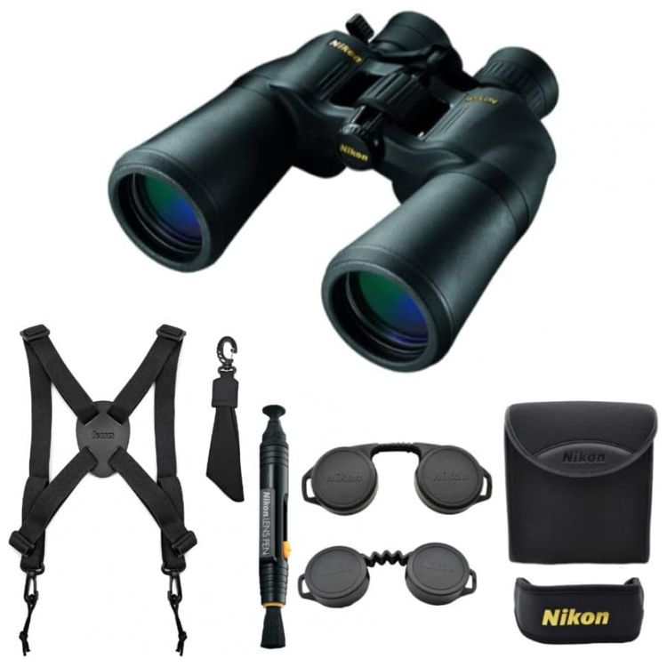 Binoculos-25x50-para-Adultos-com-3-Acessorios-Nikon-Aculon-foto-0