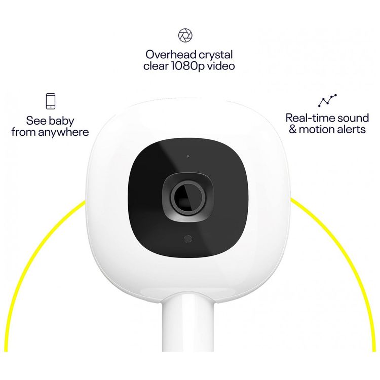 Baba-Eletronica-com-Monitor-HD-1080p-e-Visao-Noturna-Nanit-foto-1