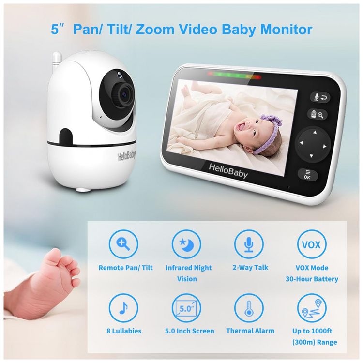 Baba-Eletronica-com-Visao-Noturna-e-Audio-HelloBaby-foto-1