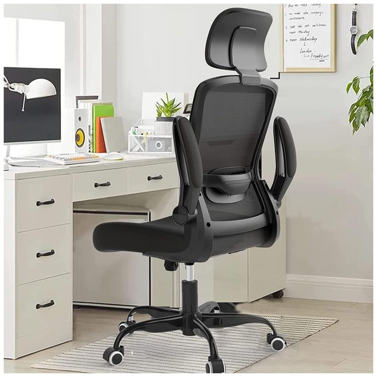 Cadeira-de-Escritorio-Ergonomica-com-Suporte-de-Cabeca-e-foto-0