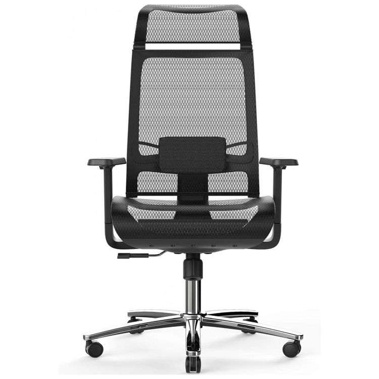 Cadeira-de-Escritorio-Ergonomica-com-Encosto-Alto-e-Apoio-de-foto-0