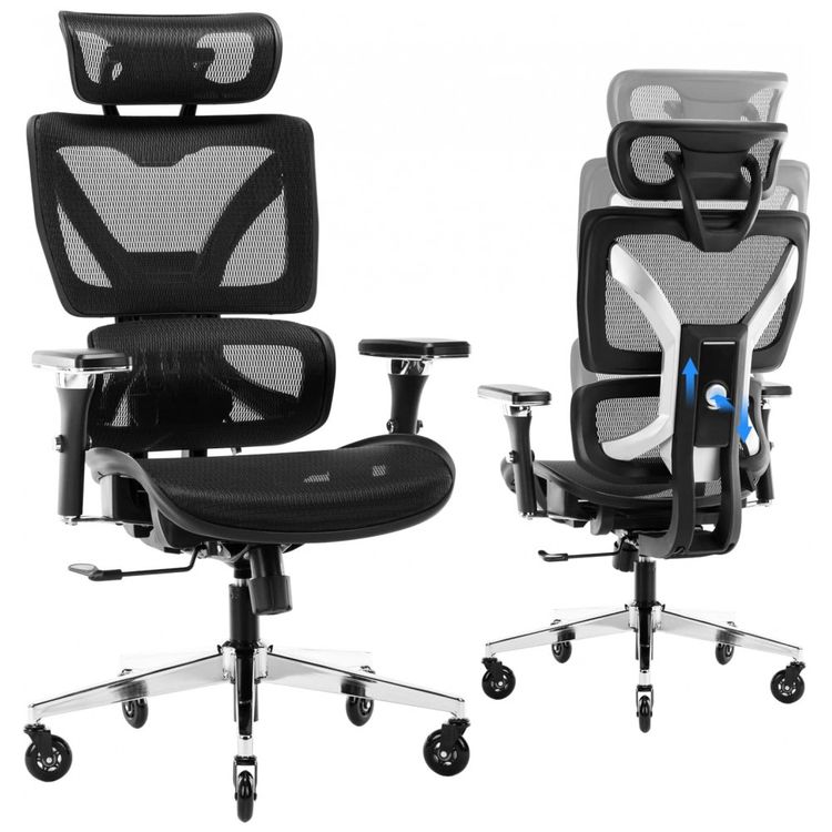 Cadeira-de-Escritorio-Ergonomica-com-Encosto-Alto-e-foto-0