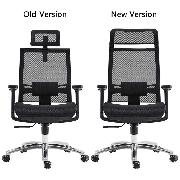 Cadeira-de-Escritorio-Ergonomica-com-Encosto-Alto-e-Apoio-de-foto-5