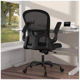 Cadeira-de-Escritorio-Ergonomica-em-Malha-Respiravel-com-foto-0