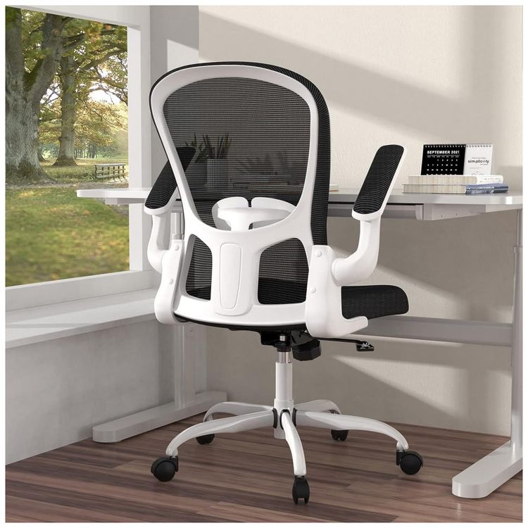 Cadeira-de-Escritorio-Ergonomica-em-Malha-Respiravel-com-foto-0