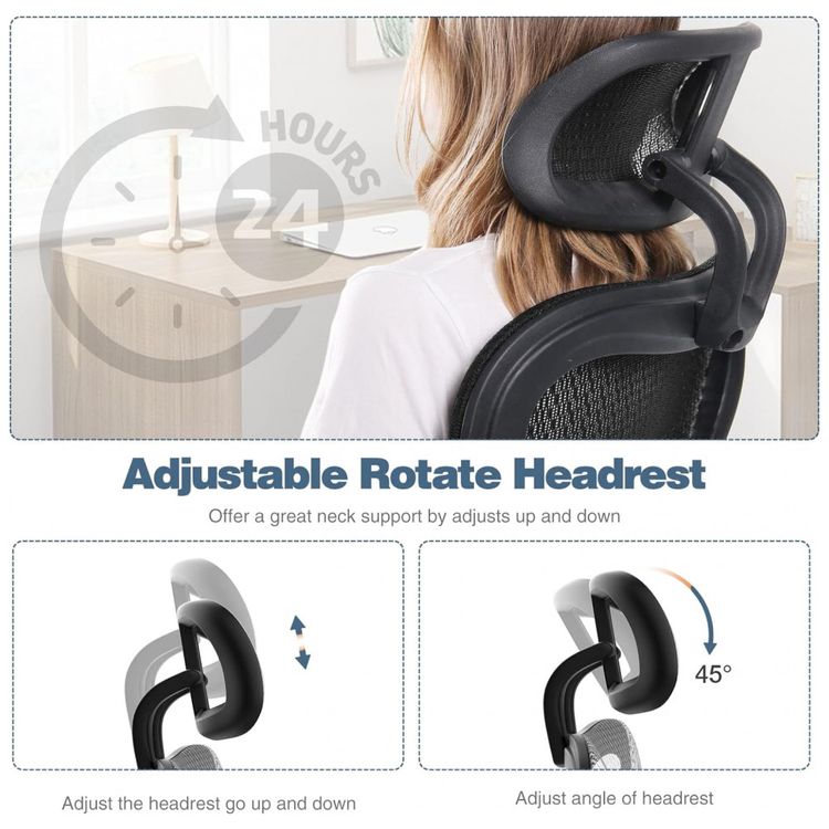 Cadeira-de-Escritorio-Ergonomica-com-Suporte-Lombar-e-Apoios-foto-4