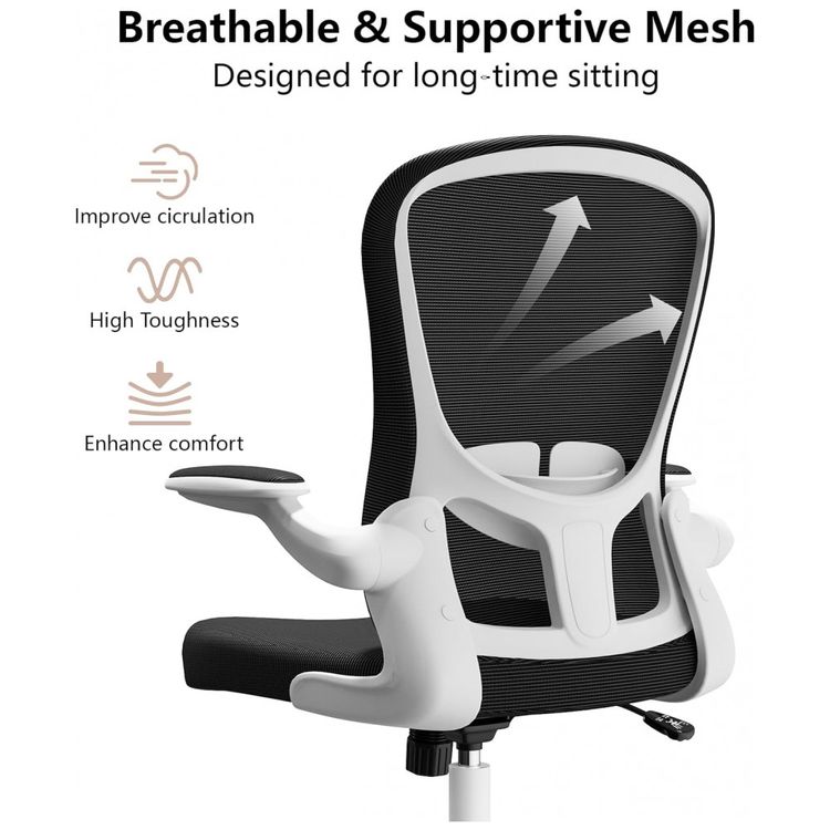 Cadeira-de-Escritorio-Ergonomica-em-Malha-Respiravel-com-foto-3