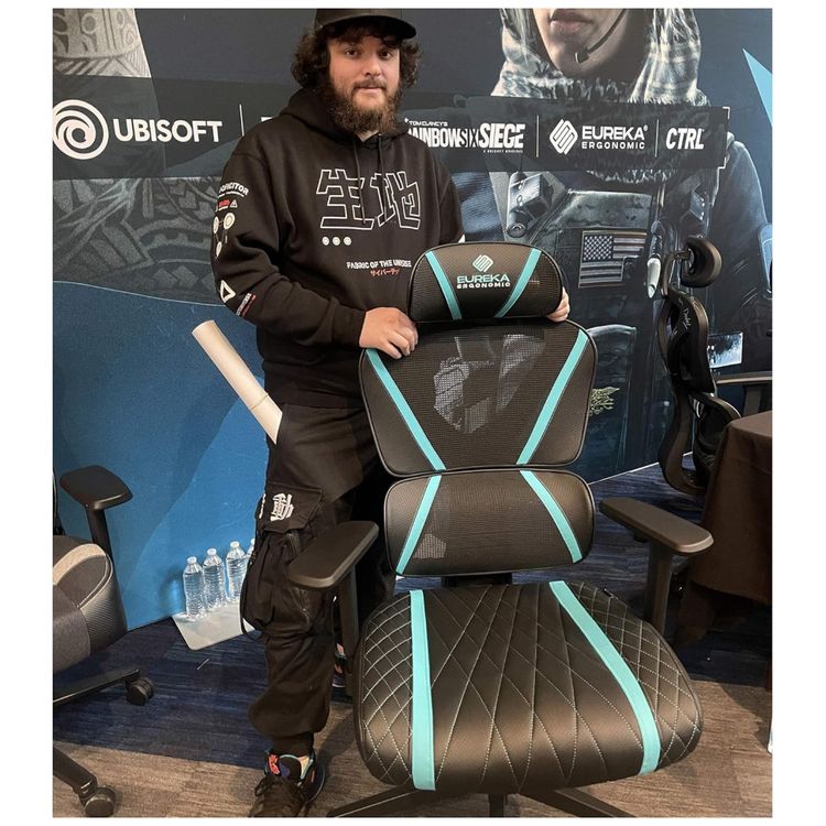Cadeira-de-Escritorio-Gamer-Ergonomica-com-Apoio-3D-EUREKA-foto-3