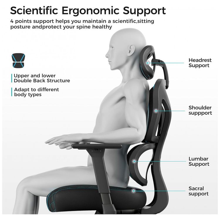 Cadeira-de-Escritorio-Gamer-Ergonomica-com-Apoio-3D-EUREKA-foto-5