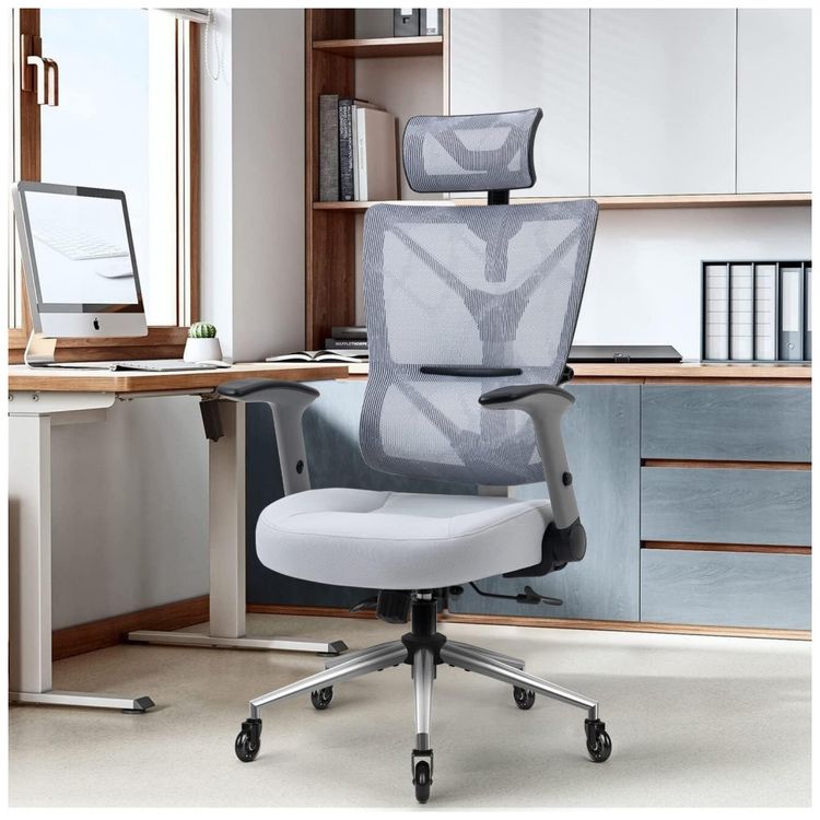 Cadeira-de-Escritorio-Ergonomica-em-Malha-Respiravel-e-foto-1