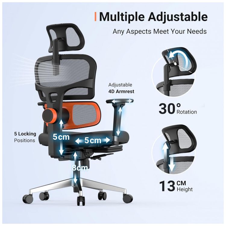 Cadeira-de-Escritorio-Ergonomica-com-Suporte-para-Lombar-4D-foto-4
