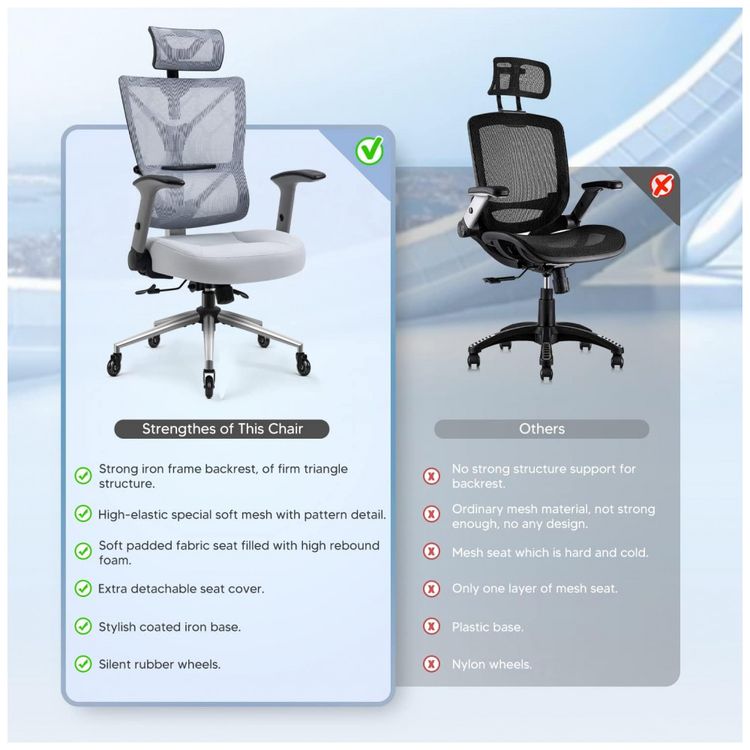 Cadeira-de-Escritorio-Ergonomica-em-Malha-Respiravel-e-foto-3