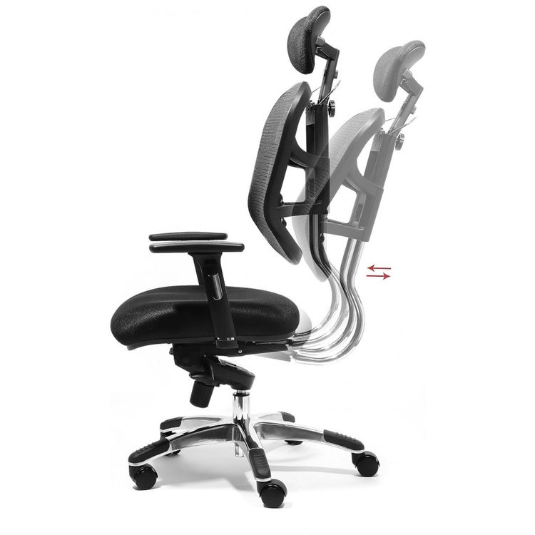 Cadeira-de-Escritorio-Ergonomica-e-Reclinavel-com-Encosto-foto-3