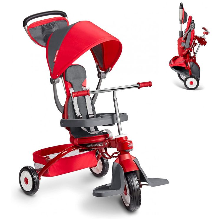 Triciclo-Infantil-para-Passeio-4-em-1-Idade-Recomendada-1-a-foto-0