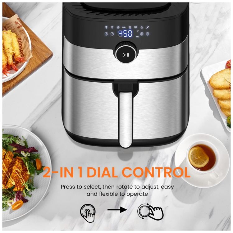 Air-Fryer-6-Litros-com-8-Predefinicoes-e-Painel-de-Controle-foto-5