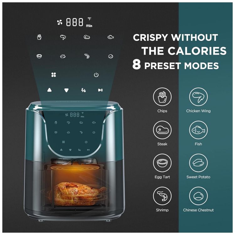 AirFryer-5-Litros-com-8-Predefinicoes-e-Temporizador-1450W-foto-5
