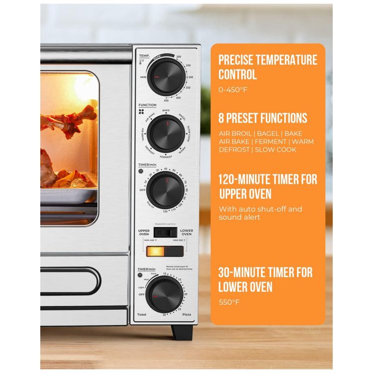 Forno-Eletrico-de-Bancada-Profissional-28-L-em-Aco-foto-2