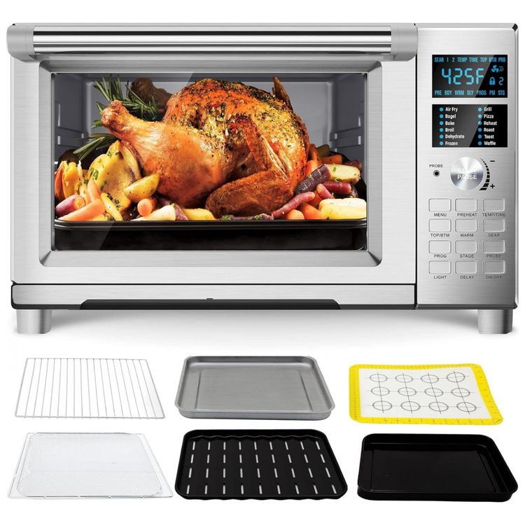 Forno-Eletrico-de-Bancada-12-em-1-com-30-Litros-de-foto-0