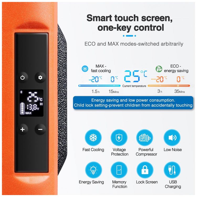 Cooler-Eletrico-Automotivo-Portatil-40-Litros-com-Controle-foto-2