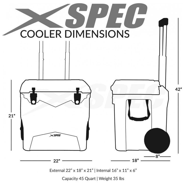 Cooler-Termico-Portatil-45-Litros-com-Rodas-Xspec-Bege-foto-1