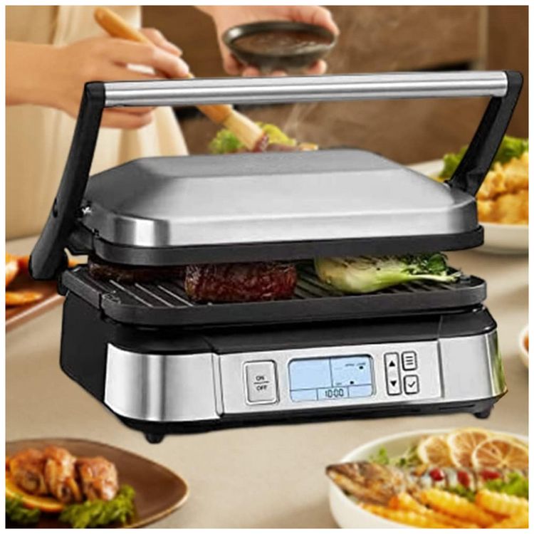 Grill-Eletrico-Antiaderente-serve-ate-4-Porcoes-110V-1500W-foto-1