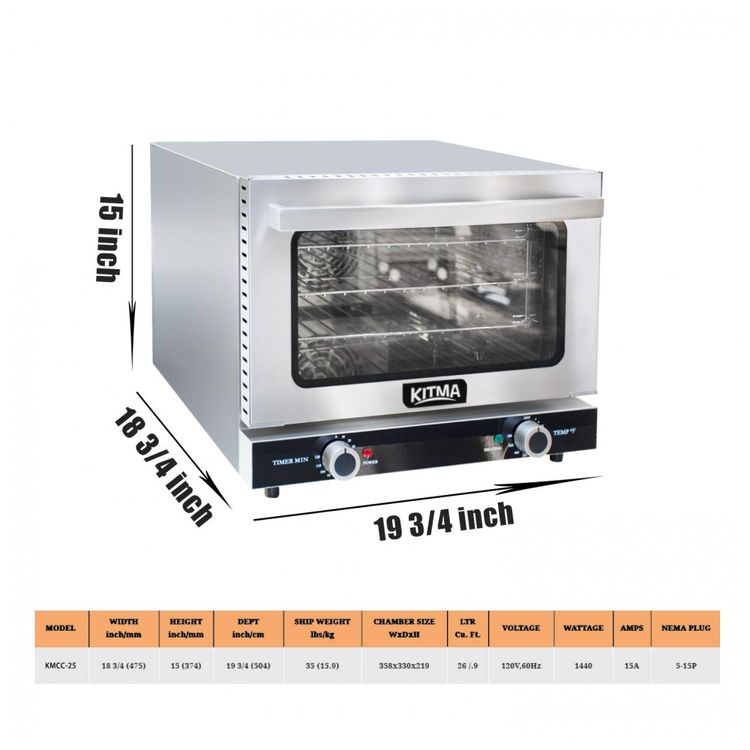 Forno-Eletrico-de-Bancada-28L-com-3-Bandejas-Aco-foto-1