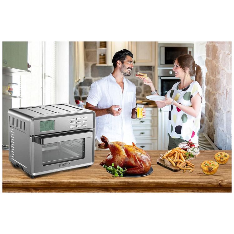 Forno-Eletrico-de-Bancada-28-Litros-com-24-Funcoes-e-Tela-foto-3