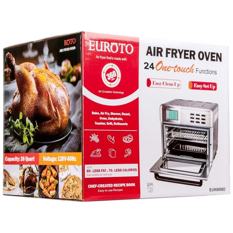 Forno-Eletrico-de-Bancada-28-Litros-com-24-Funcoes-e-Tela-foto-4