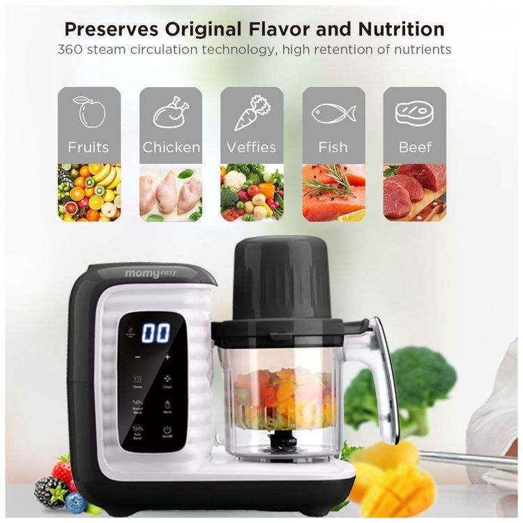 Processador-de-Alimentos-para-Bebes-10-em-1-Cozinha-a-Vapor-foto-2
