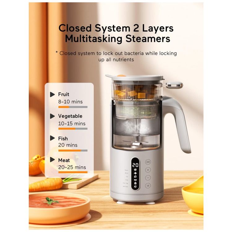 Processador-de-Alimentos-para-Bebes-5-em-1-com-Tela-Digital-foto-4