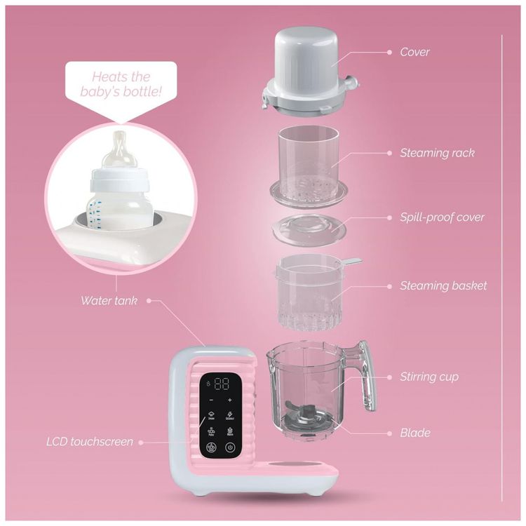 Processador-de-Alimentos-para-Bebes-8-em-1-com-Vaporizador-foto-3