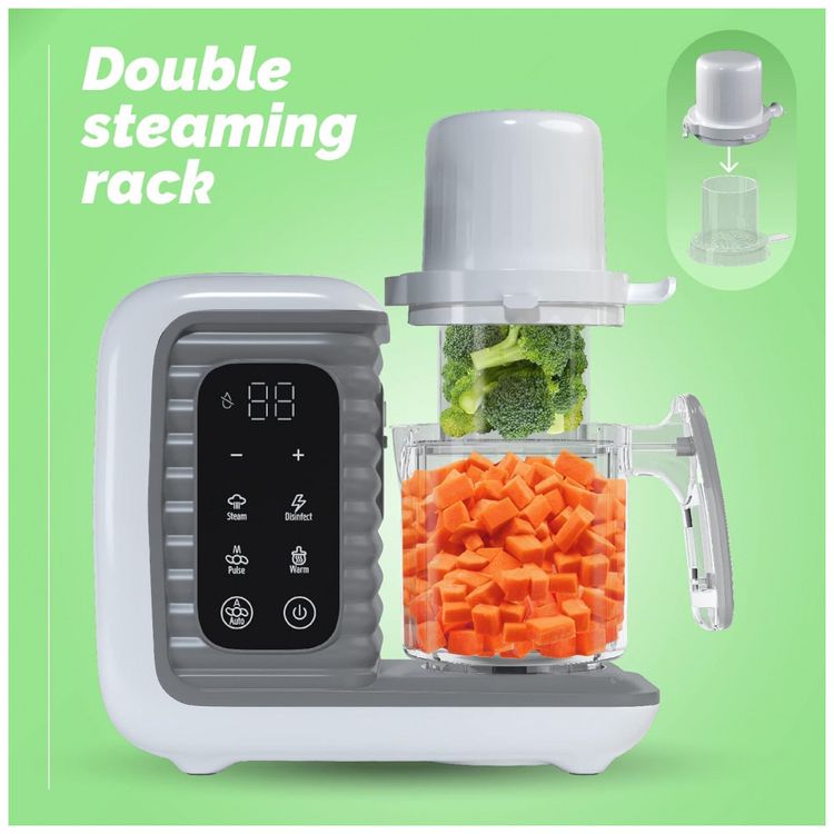 Processador-de-Alimentos-para-Bebes-8-em-1-Aquece-Tritura-e-foto-2
