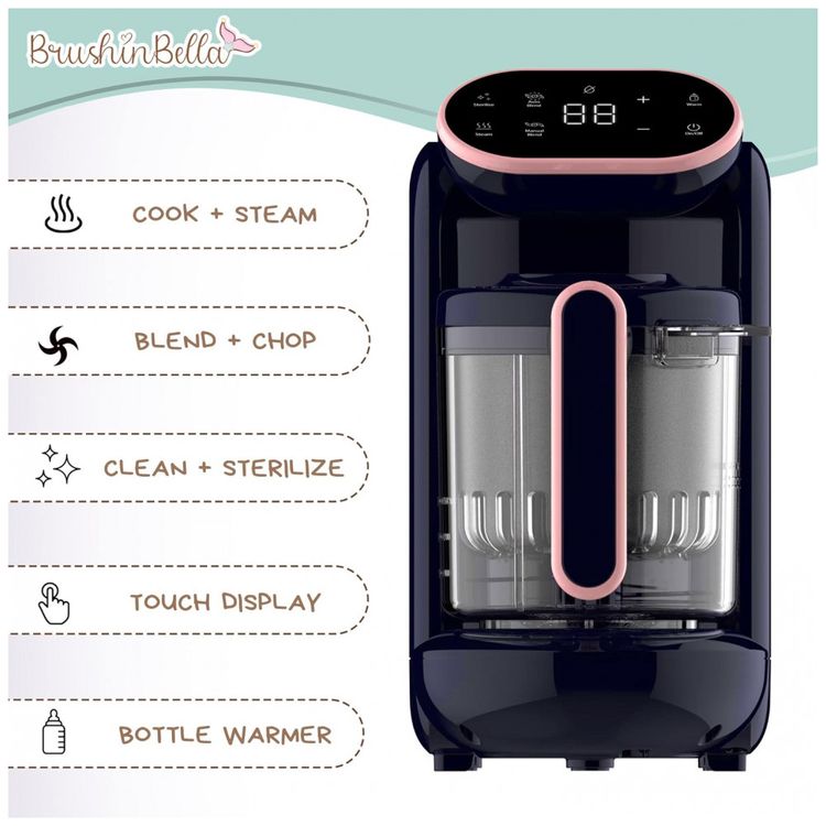 Processador-de-Alimentos-para-Bebes-4-em-1-Aquece-Tritura-foto-3