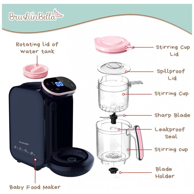Processador-de-Alimentos-para-Bebes-4-em-1-Aquece-Tritura-foto-4