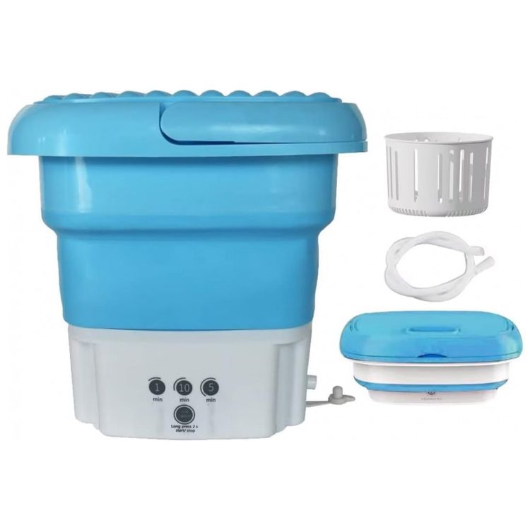 Mini-Maquina-de-Lavar-Portatil-2-Kg-com-Cesto-de-Drenagem-foto-0