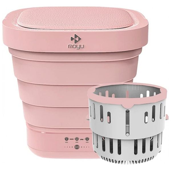 Mini-Maquina-de-Lavar-Portatil-1-KG-Dobravel-com-Cesto-de-foto-0